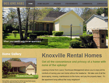 Tablet Screenshot of knoxvillerentalhomes.com